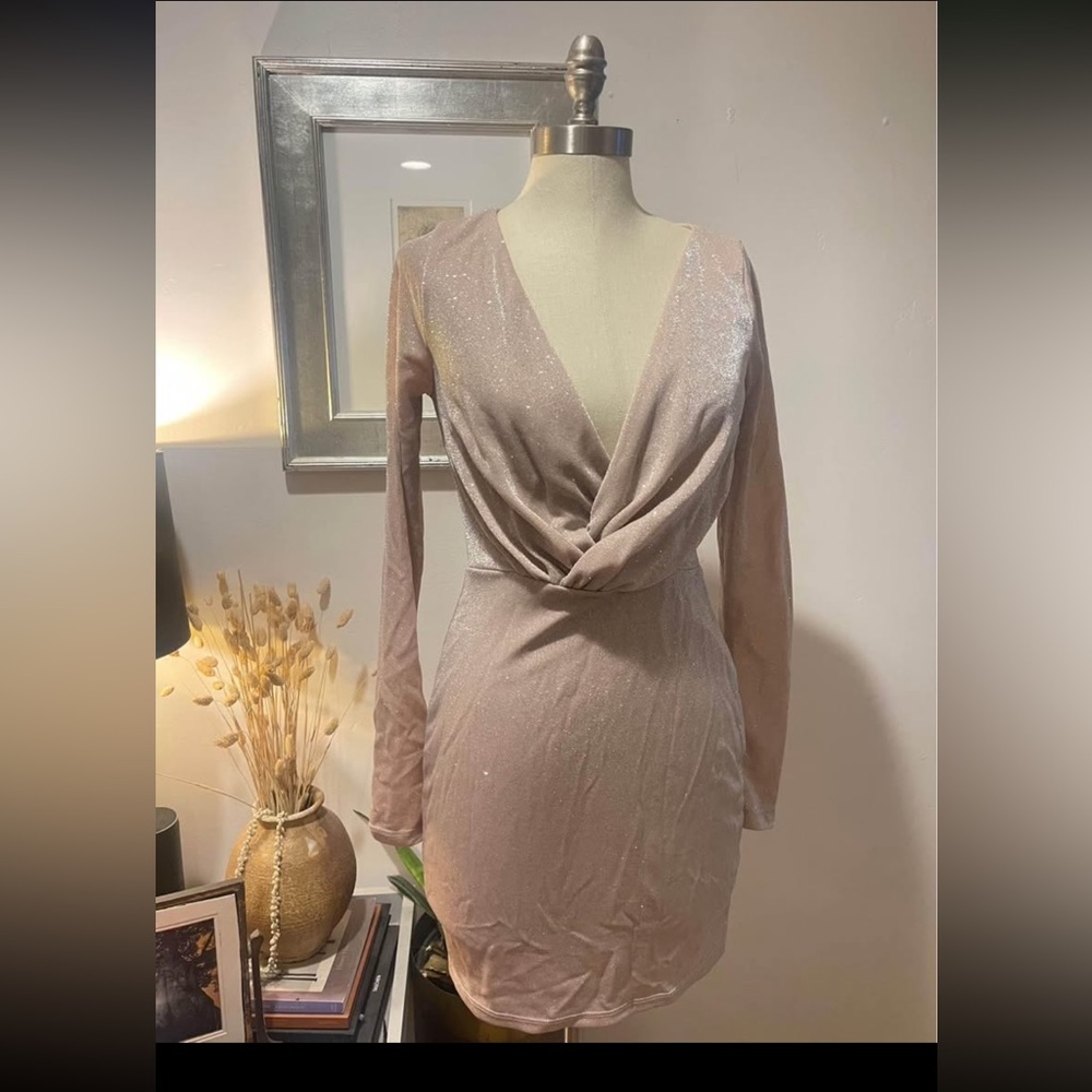 NWT- Windsor In The City Glitter Mini Dress- Large no flaws